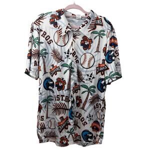 Houston Astros World Champions Hawaiian Shirt Men XL Tropical